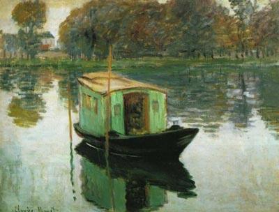Claude Monet Le Bateau atelier oil painting picture